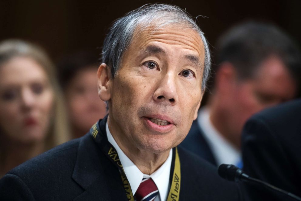 PHOTO: Donald Yamamoto, nominee to be U.S. ambassador to Somalia, testifies during a Senate Foreign Relations Committee confirmation hearing in Dirksen Building, Aug. 23, 2018.